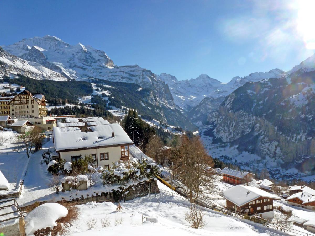 Apartment Rose Apt- Y By Interhome Wengen Exterior foto